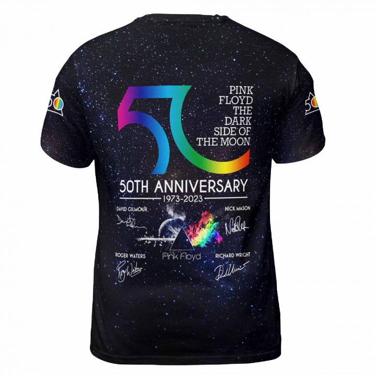 Pink Floyd 50th Anniversary DSOTM Signatures Shirt