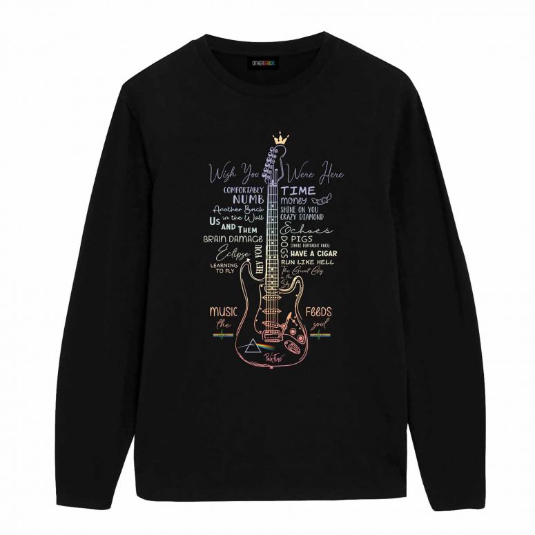 Pink Floyd Guitar Music Feeds The Souls Album Shirt Pink Floyd Guitar Music Feeds The Souls Album Shirt