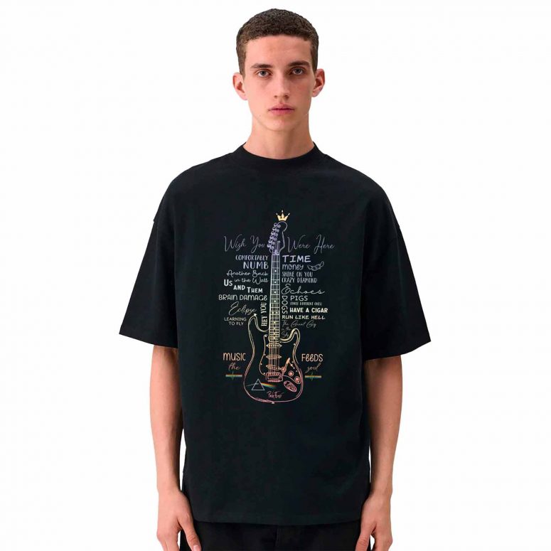 Pink Floyd Guitar Music Feeds The Souls Album Shirt Pink Floyd Guitar Music Feeds The Souls Album Shirt