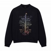 Pink Floyd Guitar Front Sweatshirt Black - OtherBrick