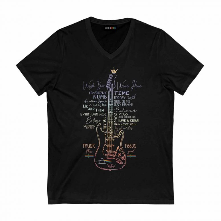Pink Floyd Guitar Music Feeds The Souls Album Shirt Pink Floyd Guitar Music Feeds The Souls Album Shirt