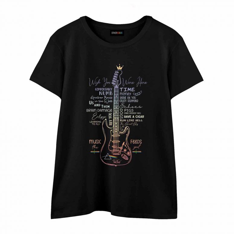 Pink Floyd Guitar Music Feeds The Souls Album Shirt Pink Floyd Guitar Music Feeds The Souls Album Shirt