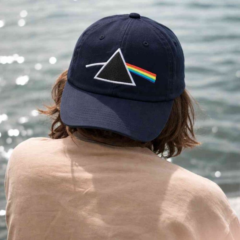 Pink Floyd Logo Dark Side Of The Moon Dad Cap Embroidered Hat