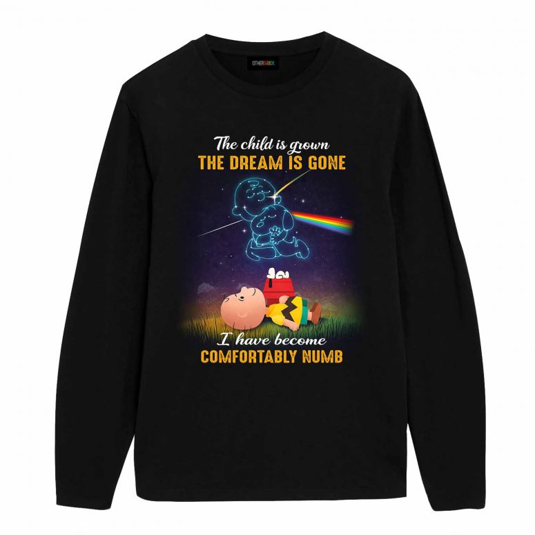 The Child Is Grown The Dream Is Gone Peanuts Snoopy Pink Floyd Shirt The Child Is Grown The Dream Is Gone Peanuts Snoopy Pink Floyd Shirt