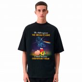 The Child Is Grown The Dream Is Gone Peanuts Snoopy Pink Floyd Front Shirt Man Black 1 - OtherBrick