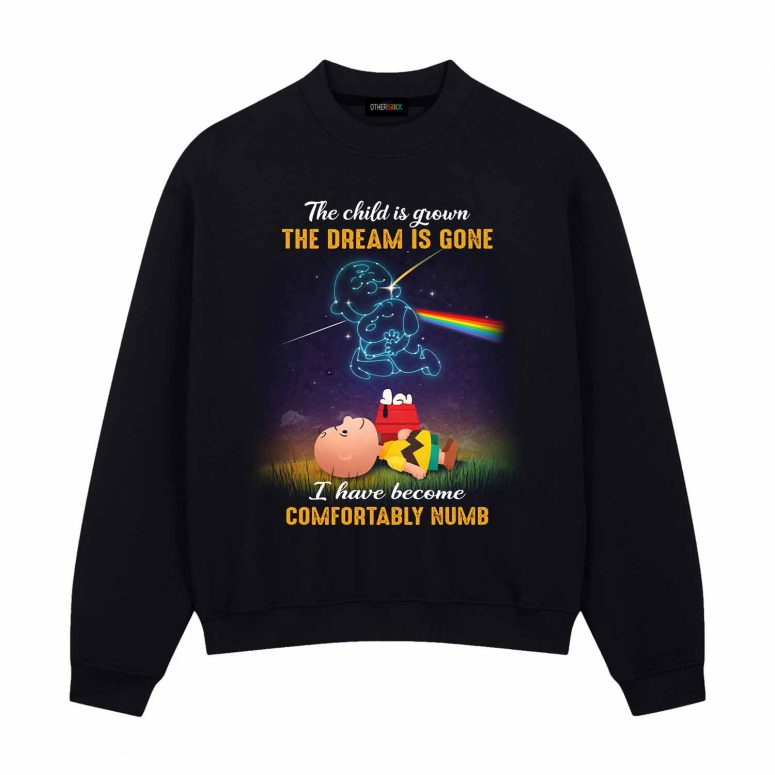 The Child Is Grown The Dream Is Gone Peanuts Snoopy Pink Floyd Shirt The Child Is Grown The Dream Is Gone Peanuts Snoopy Pink Floyd Shirt