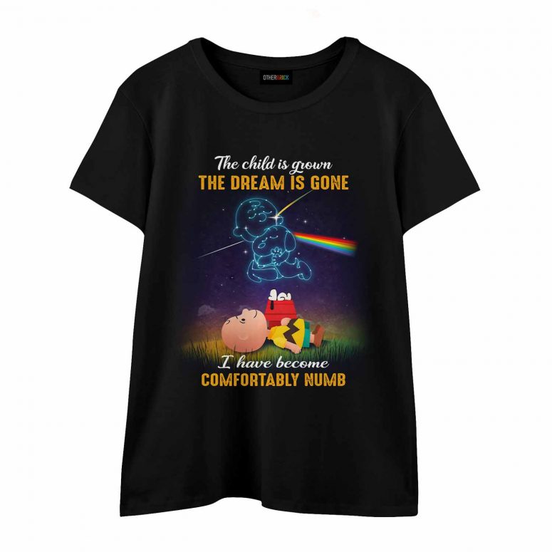 The Child Is Grown The Dream Is Gone Peanuts Snoopy Pink Floyd Shirt The Child Is Grown The Dream Is Gone Peanuts Snoopy Pink Floyd Shirt