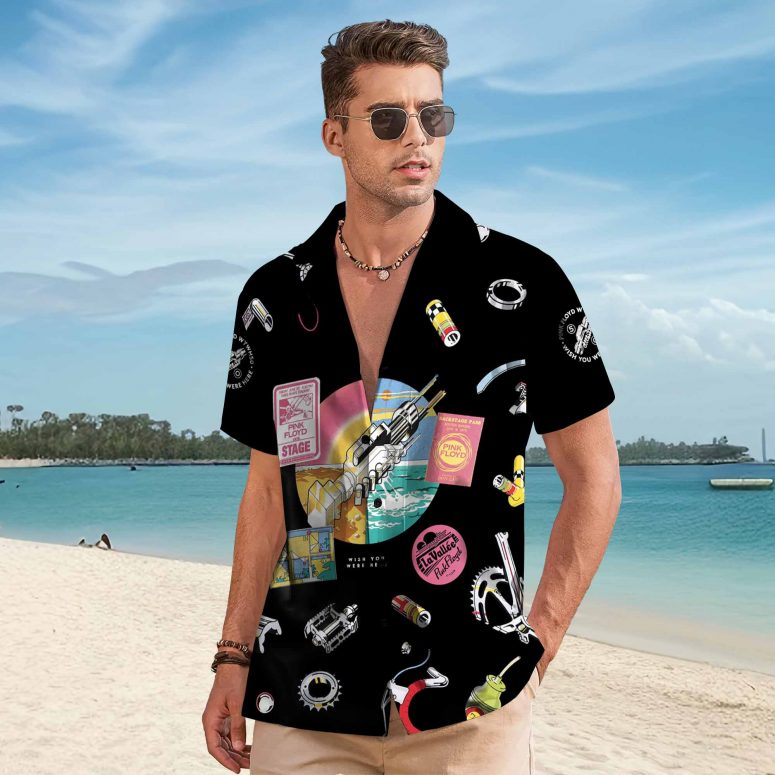 WYWH 50 Bicycle Parts Pink Floyd Hawaiian Shirt WYWH 50 Bicycle Parts Pink Floyd Hawaiian Shirt