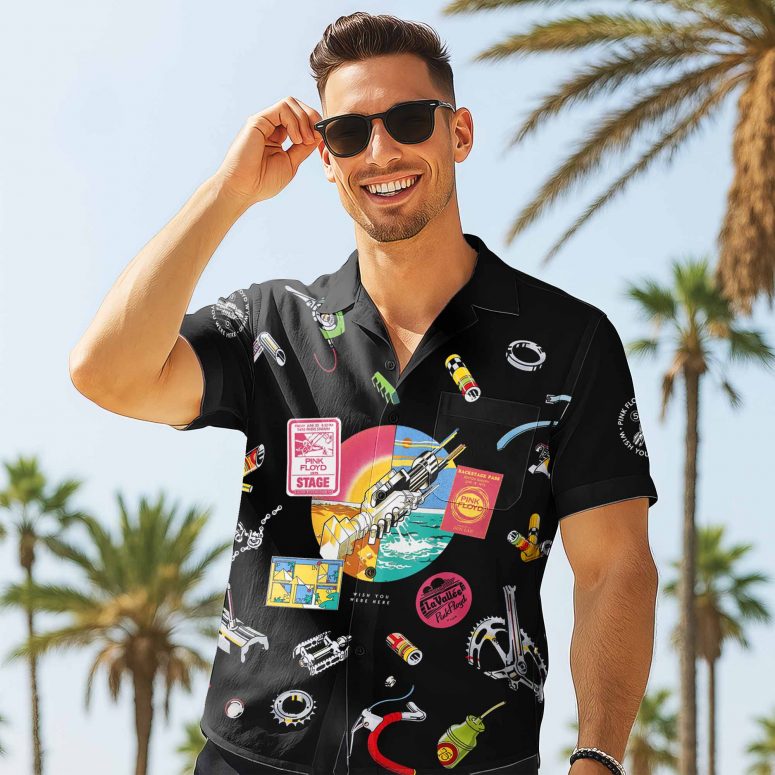 WYWH 50 Bicycle Parts Pink Floyd Hawaiian Shirt WYWH 50 Bicycle Parts Pink Floyd Hawaiian Shirt