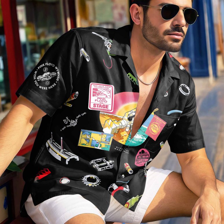 WYWH 50 Bicycle Parts Pink Floyd Hawaiian Shirt WYWH 50 Bicycle Parts Pink Floyd Hawaiian Shirt