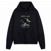 Artemis Ii Dark Side Of The Moon Space Mission Front Hoodie Black - OtherBrick
