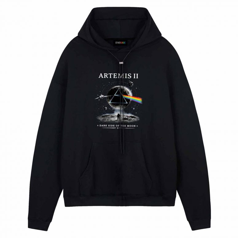Pink Floyd Shirt - Artemis II Dark Side of the Moon Space Mission