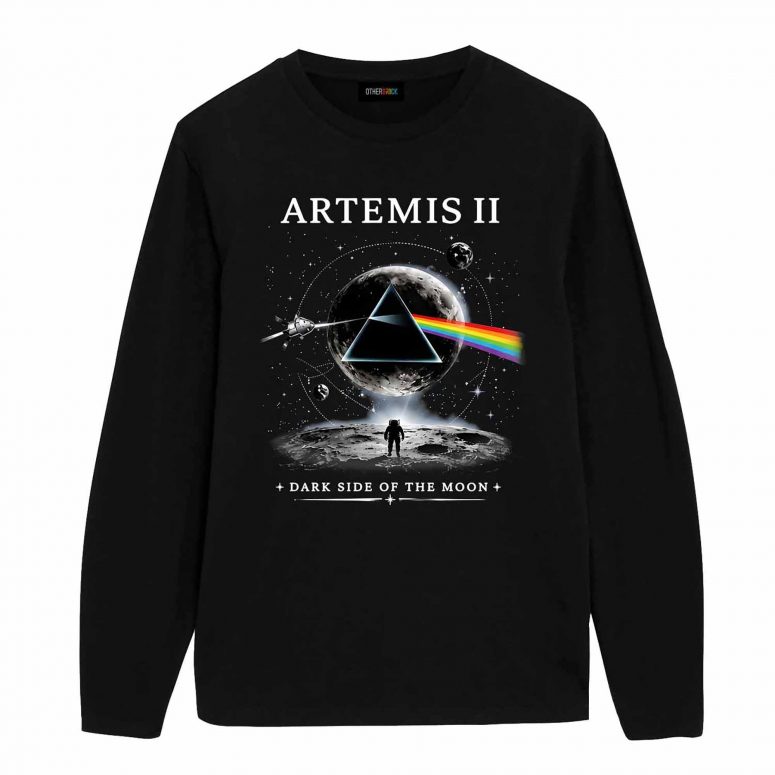 Pink Floyd Shirt - Artemis II Dark Side of the Moon Space Mission
