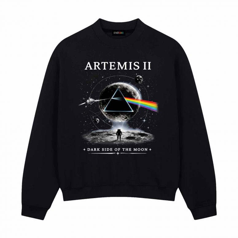 Pink Floyd Shirt - Artemis II Dark Side of the Moon Space Mission