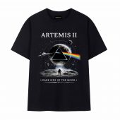 Artemis Ii Dark Side Of The Moon Space Mission Front Tshirt Black - OtherBrick