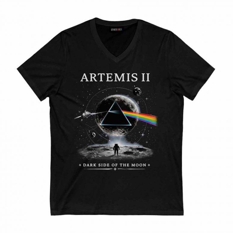 Pink Floyd Shirt - Artemis II Dark Side of the Moon Space Mission