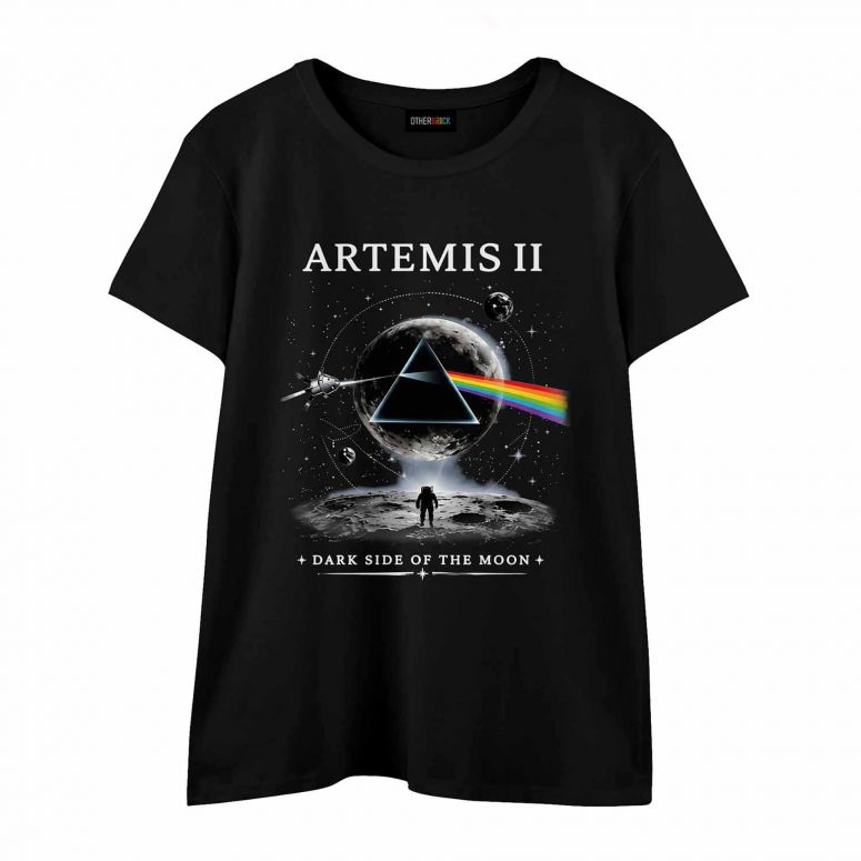 Pink Floyd Shirt - Artemis II Dark Side of the Moon Space Mission
