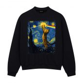 Pink Floyd Shirt - Cat Starry Night Touching Moon Van Gogh DSOTM
