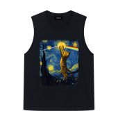 Pink Floyd Shirt - Cat Starry Night Touching Moon Van Gogh DSOTM