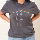 Cute Puppy Little Dog Dark Side Of The Moon Pink Floyd Shirt