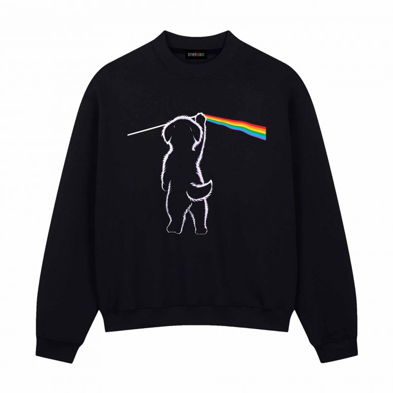 Cute Puppy Little Dog Dark Side Of The Moon Pink Floyd Shirt