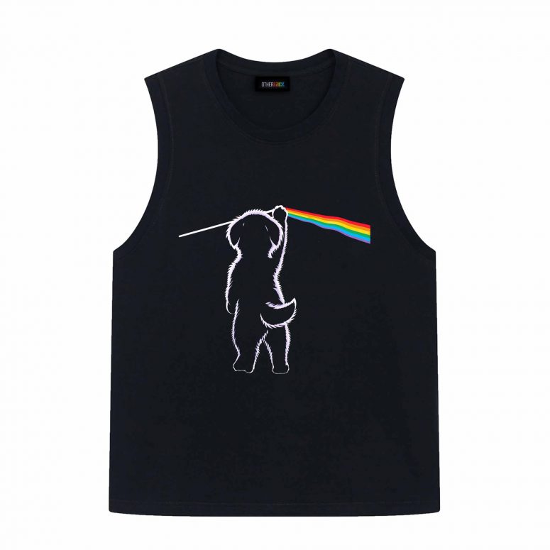 Cute Puppy Little Dog Dark Side Of The Moon Pink Floyd Shirt
