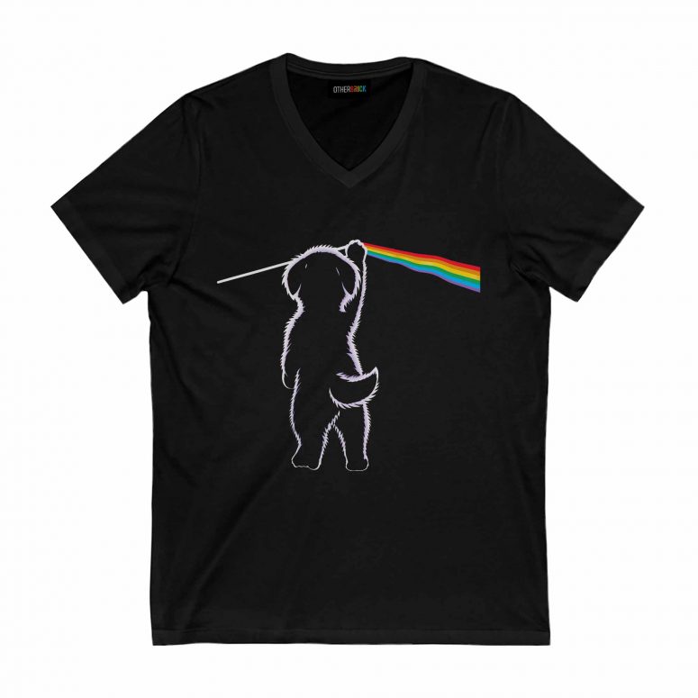 Cute Puppy Little Dog Dark Side Of The Moon Pink Floyd Shirt