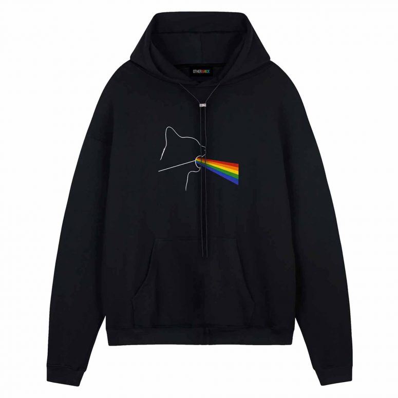 Dark Side of the Meoooow Funny Pink Floyd Shirt