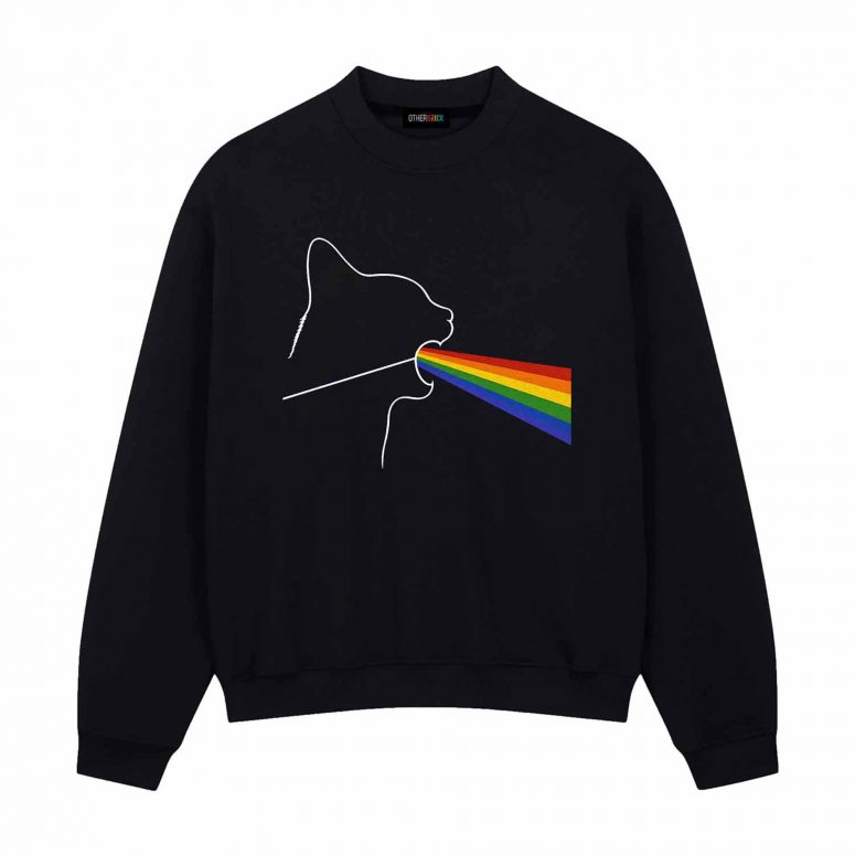 Dark Side of the Meoooow Funny Pink Floyd Shirt