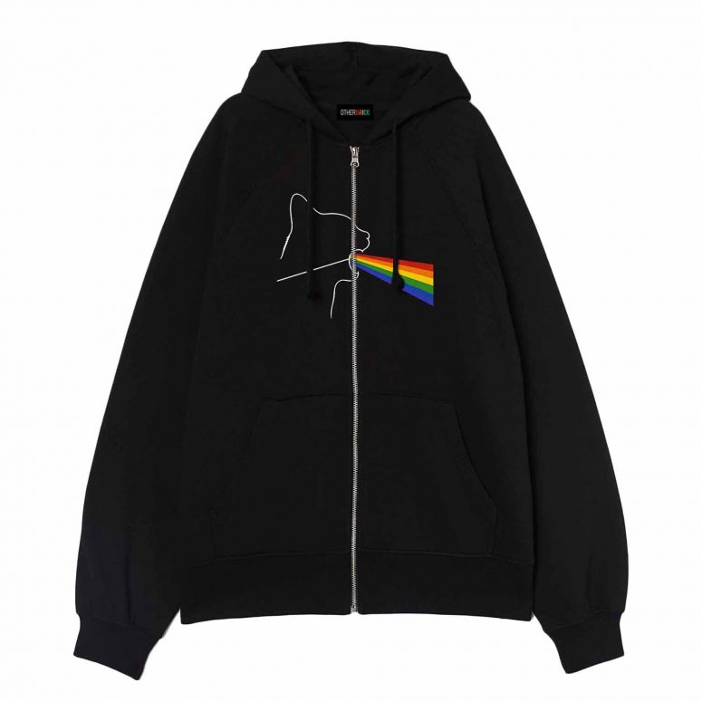 Dark Side of the Meoooow Funny Pink Floyd Shirt