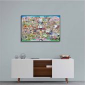 Floydworld Amusement Parks Pink Floyd Album Collage Canvas 1piecec - OtherBrick