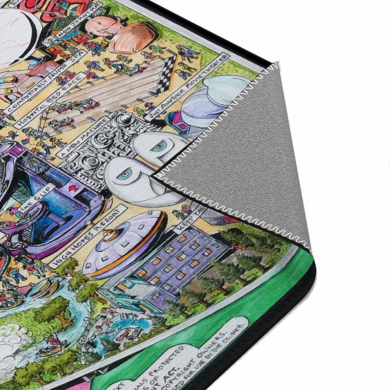 Pink Floyd Rug - Floydworld Amusement Parks Album Collage Pink Floyd Rug - Floydworld Amusement Parks Album Collage