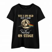 I Am Old But Pink Floyd On Stage Dark Side Of The Moon Front Wtee Black - OtherBrick