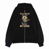 I Am Old But Pink Floyd On Stage Dark Side Of The Moon Front Ziphoodie Black - OtherBrick