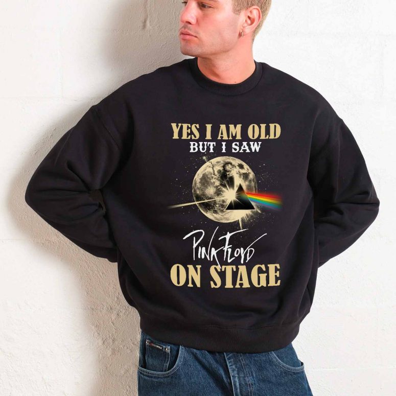 I Am Old But Pink Floyd On Stage Dark Side Of The Moon Shirt