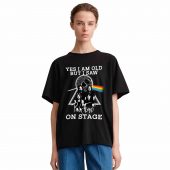 I Am Old But Pink Floyd On Stage Pulse Eye Front Shirt Woman Black 1 - OtherBrick
