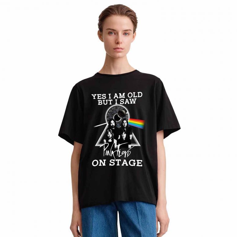 I Am Old But Pink Floyd On Stage Pulse Eye Shirt