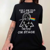 I Am Old But Pink Floyd On Stage Pulse Eye Front Shirt Woman Black - OtherBrick