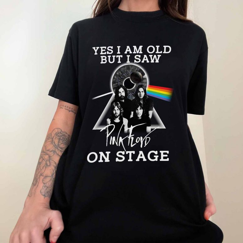 I Am Old But Pink Floyd On Stage Pulse Eye Shirt