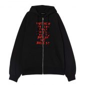 Mother Do You Think They’ll Try To Break My Balls Front Ziphoodie Black - OtherBrick