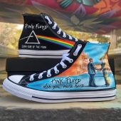 Pink Floyd Canvas Shoes Wish You Were Here Dark Side Of The Moon Draw - OtherBrick