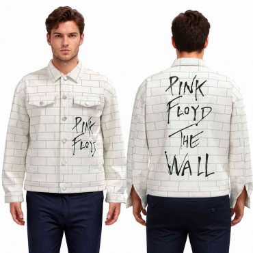 Pink Floyd Cotton Canvas Jacket - The Wall White 1979 Pink Floyd Cotton Canvas Jacket - The Wall White 1979