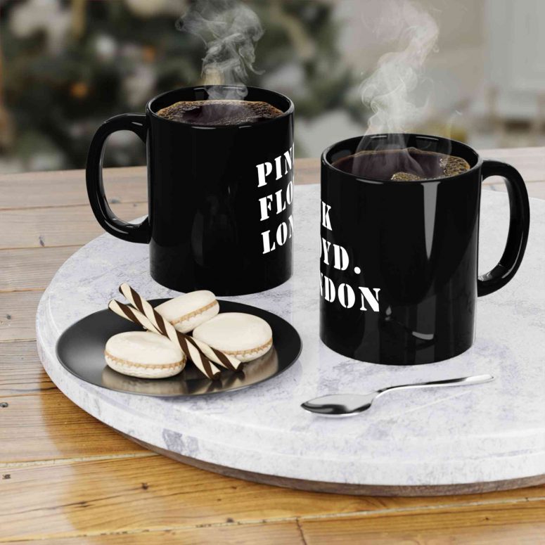 Pink Floyd London Vintage Black Coffee Mug
