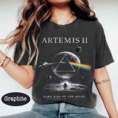 Pink Floyd Shirt Artemis Ii Dark Side Of The Moon Space Mission Model - OtherBrick