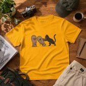 Pink Floyd Shirt Cat Pushing Division Bell Over Funny - OtherBrick