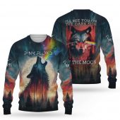 Pink Floyd Shirt The Dark Side Of The Moon X Wolf Lord Of The Night Sweater - OtherBrick