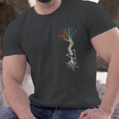 Pink Floyd Shirt Wire Tree Prism Roots Dark Side Of The Moon Model - OtherBrick