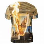Pink Floyd Shirt Wish You Were Here Burning Fire Shirt Back - OtherBrick