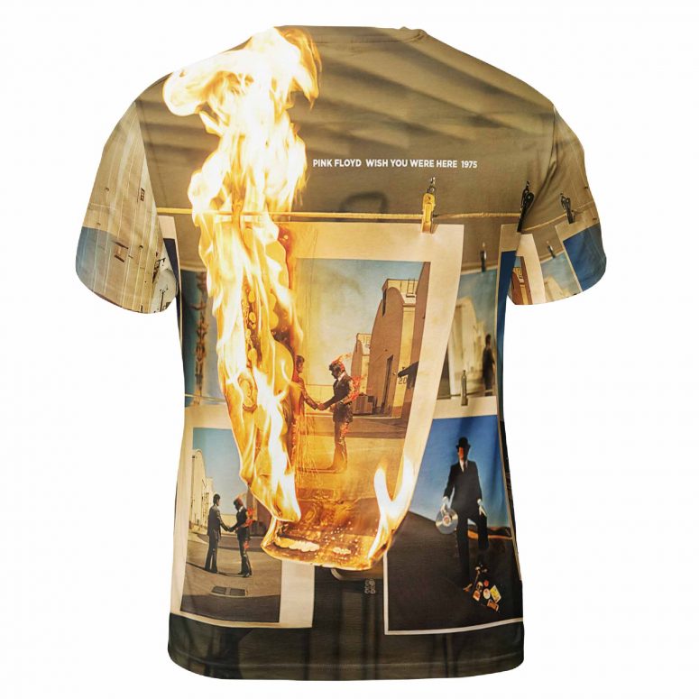 Pink Floyd Shirt - Wish You Were Here Burning Fire