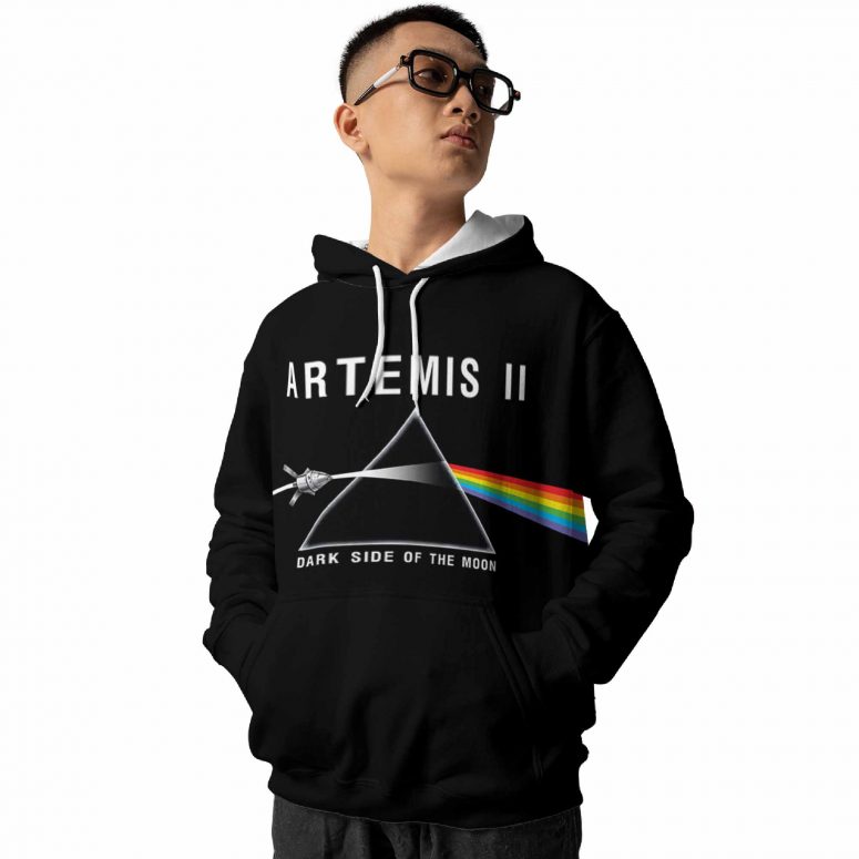 Pink Floyd Shirt - Artemis II Dark Side Of The Moon Space Mission 2026 Pink Floyd Shirt - Artemis II Dark Side Of The Moon Space Mission 2026